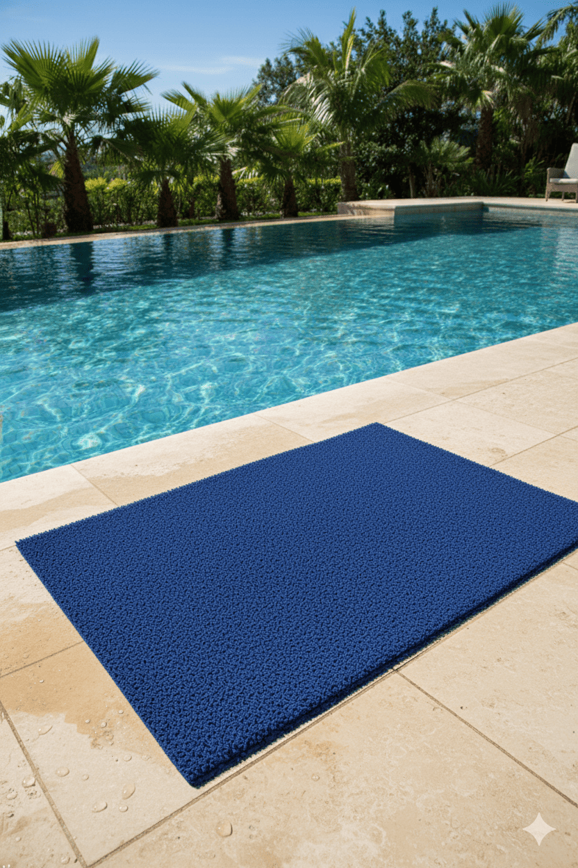 Alezy KPS Kaydırmaz Taban Kıvırcık Paspas Kapı Önü Paspası 1 Metre - Tüm Ebatlar