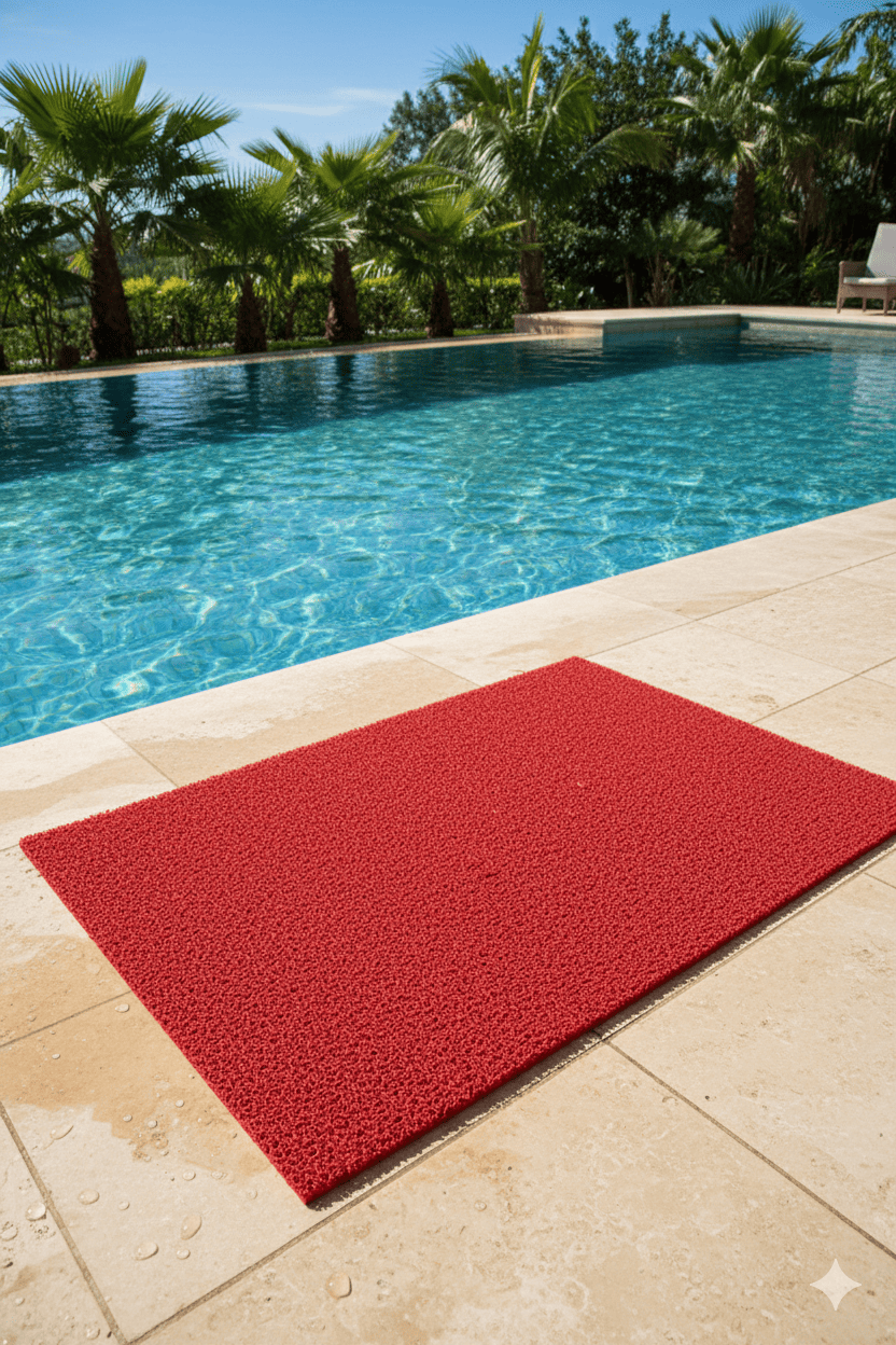 Alezy KPS Kaydırmaz Taban Kıvırcık Paspas Kapı Önü Paspası 1 Metre - Tüm Ebatlar