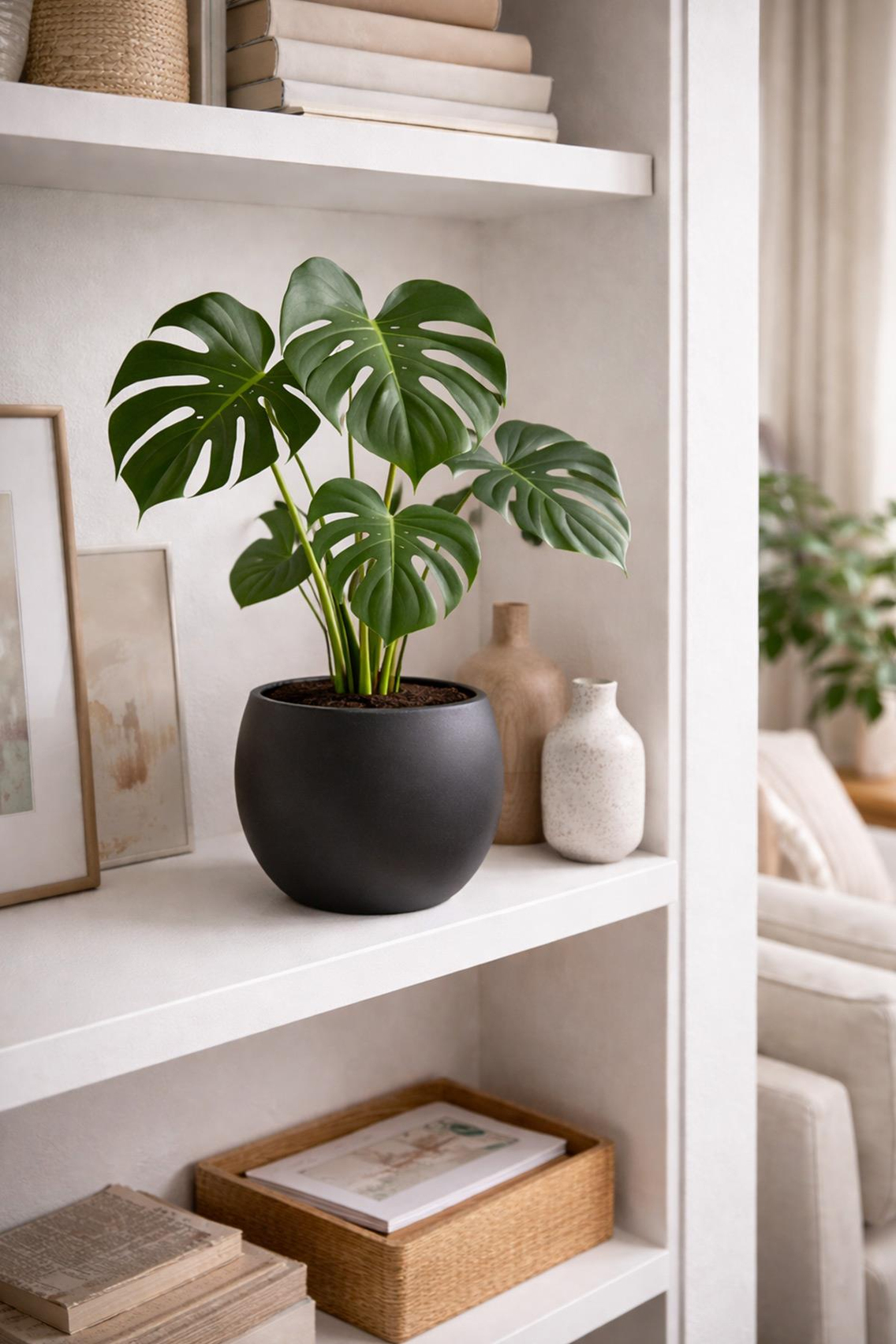 Alezy Küre Model Dekoratif Modern Saksı 7,5 lt