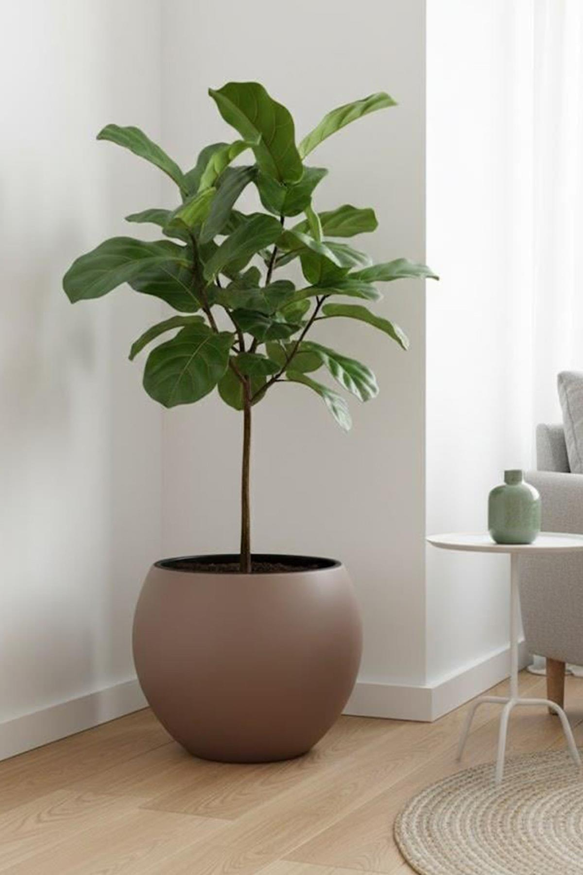 Alezy Küre Model Dekoratif Modern Saksı 27,5 lt