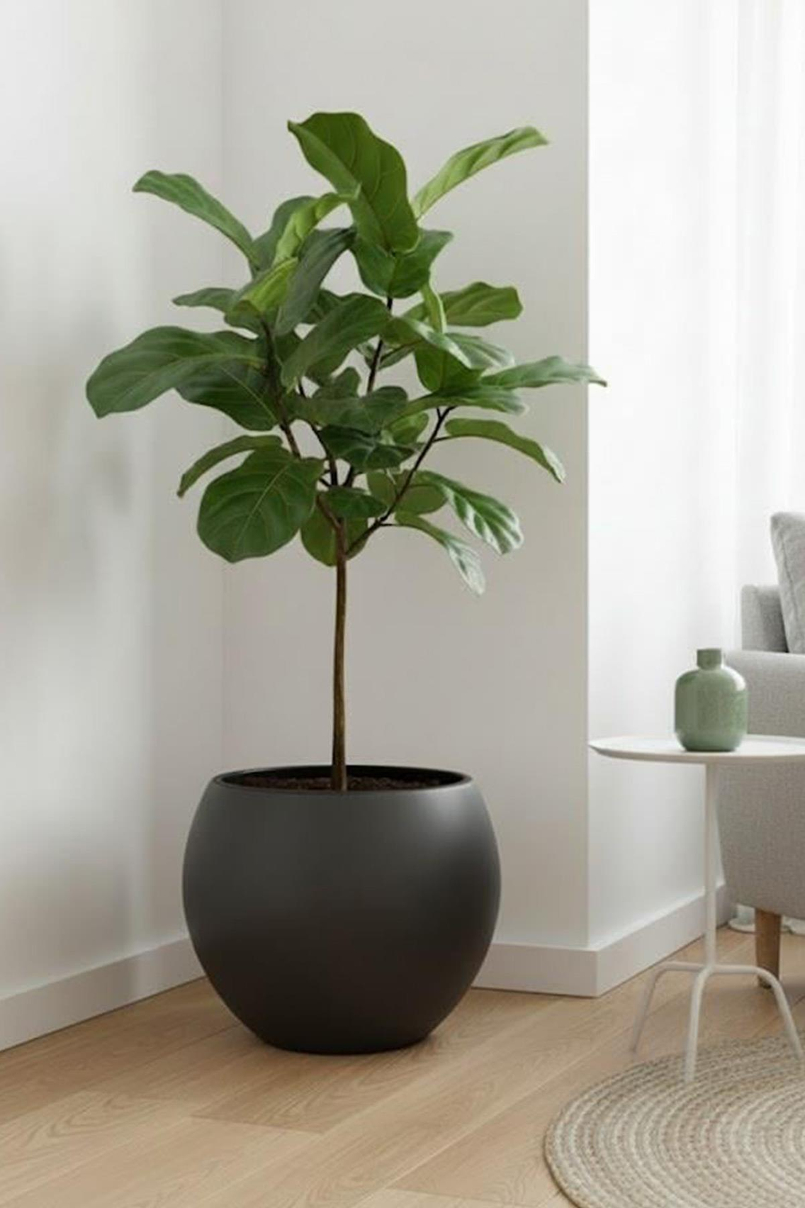 Alezy Küre Model Dekoratif Modern Saksı 27,5 lt