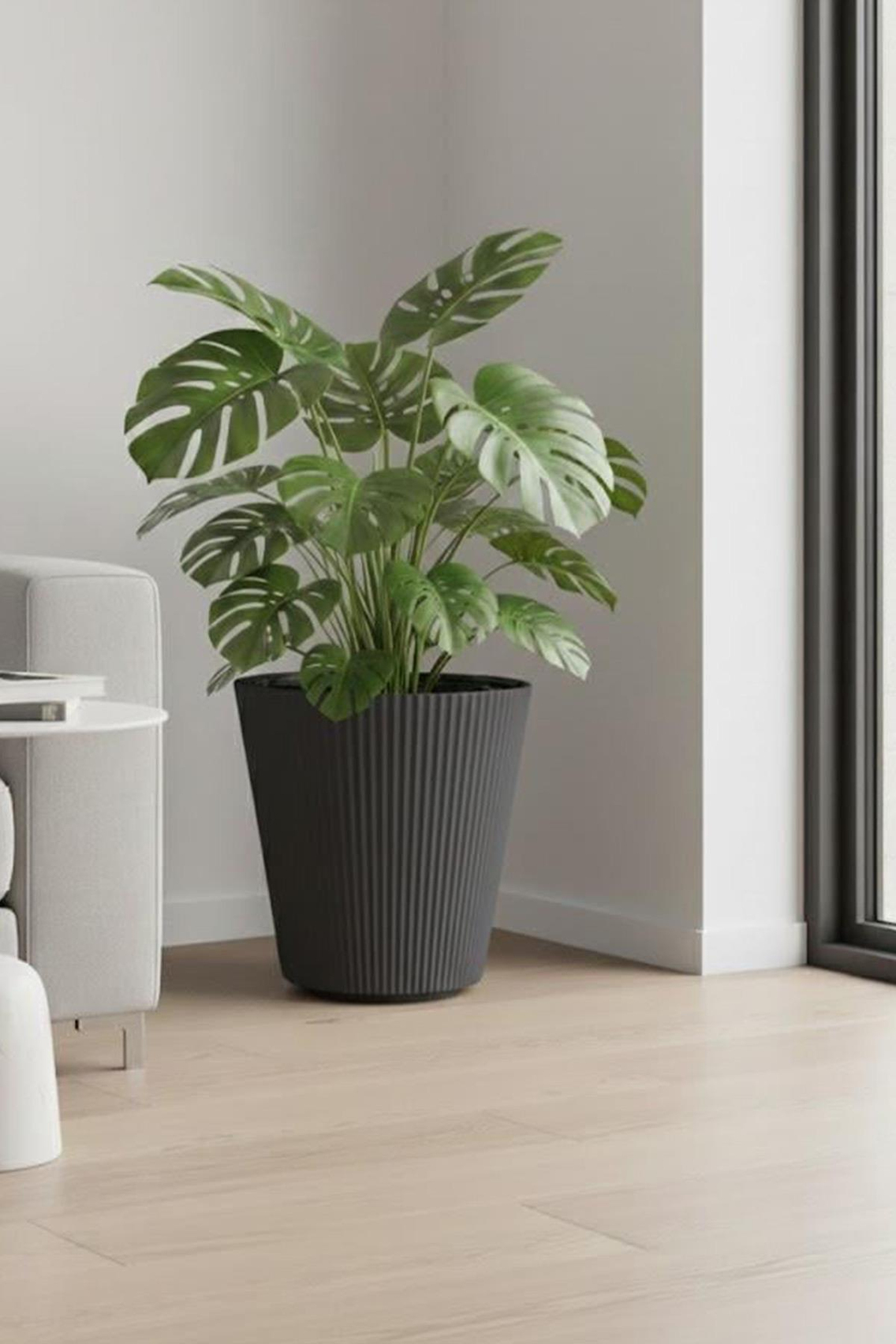 Alezy Luna Model Modern Saksı 29 lt (36.8cmx36.4cm)