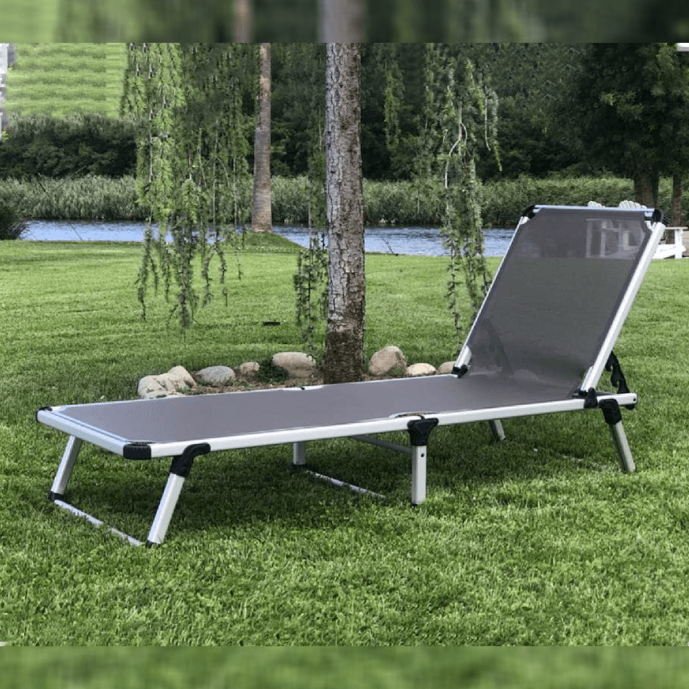 Alezy Myra 3 Kademeli Katlanır Fileli Şezlong | ID6561
