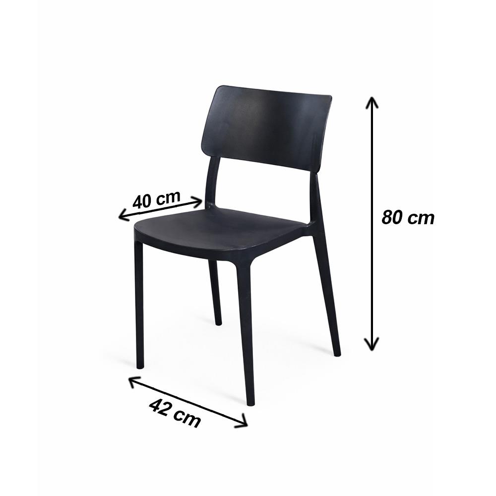 Alezy Nicomedia Masa Takımı 70x70cm Masa 4 Adet Sandalye