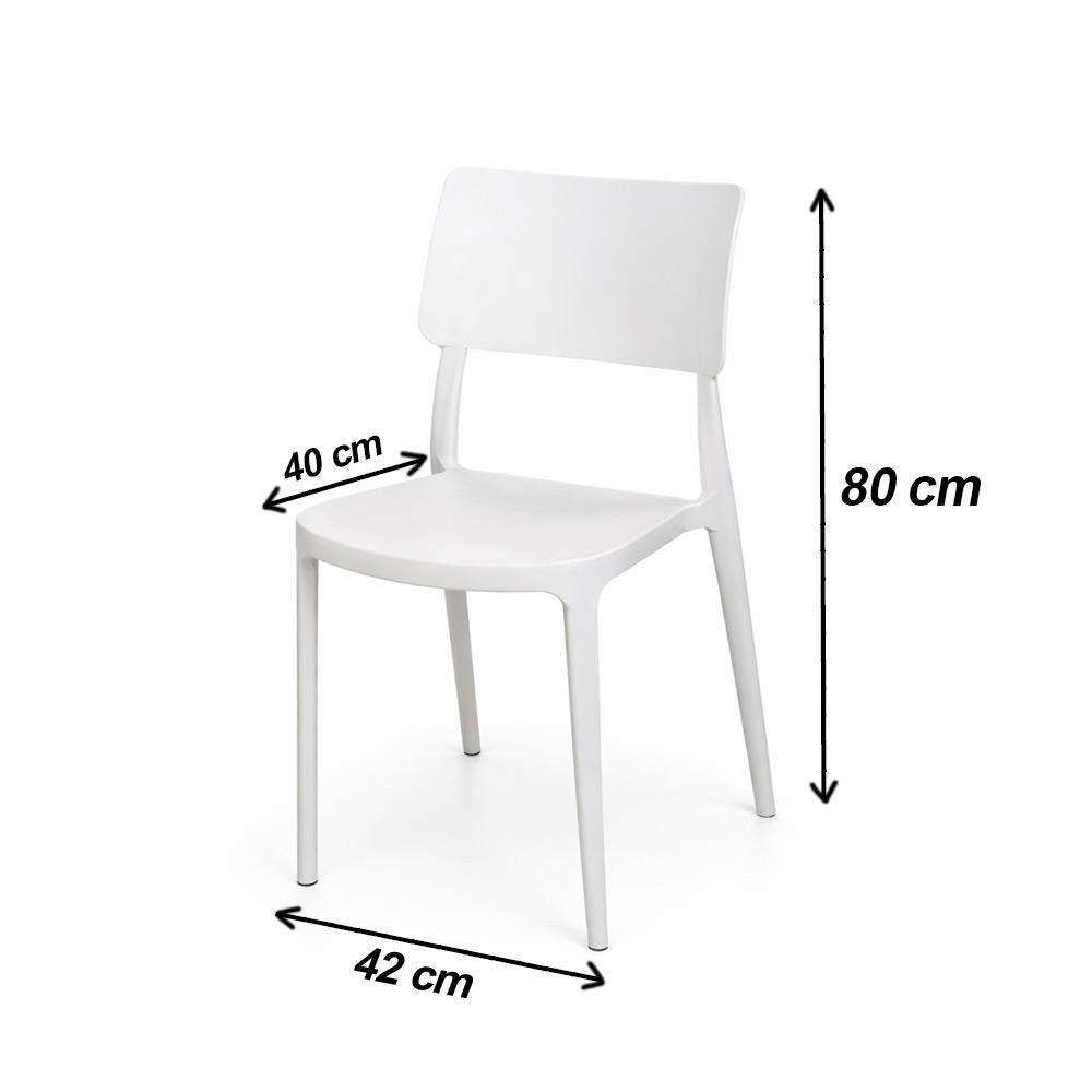 Alezy Nicomedia Masa Takımı 70x70cm Masa 4 Adet Sandalye