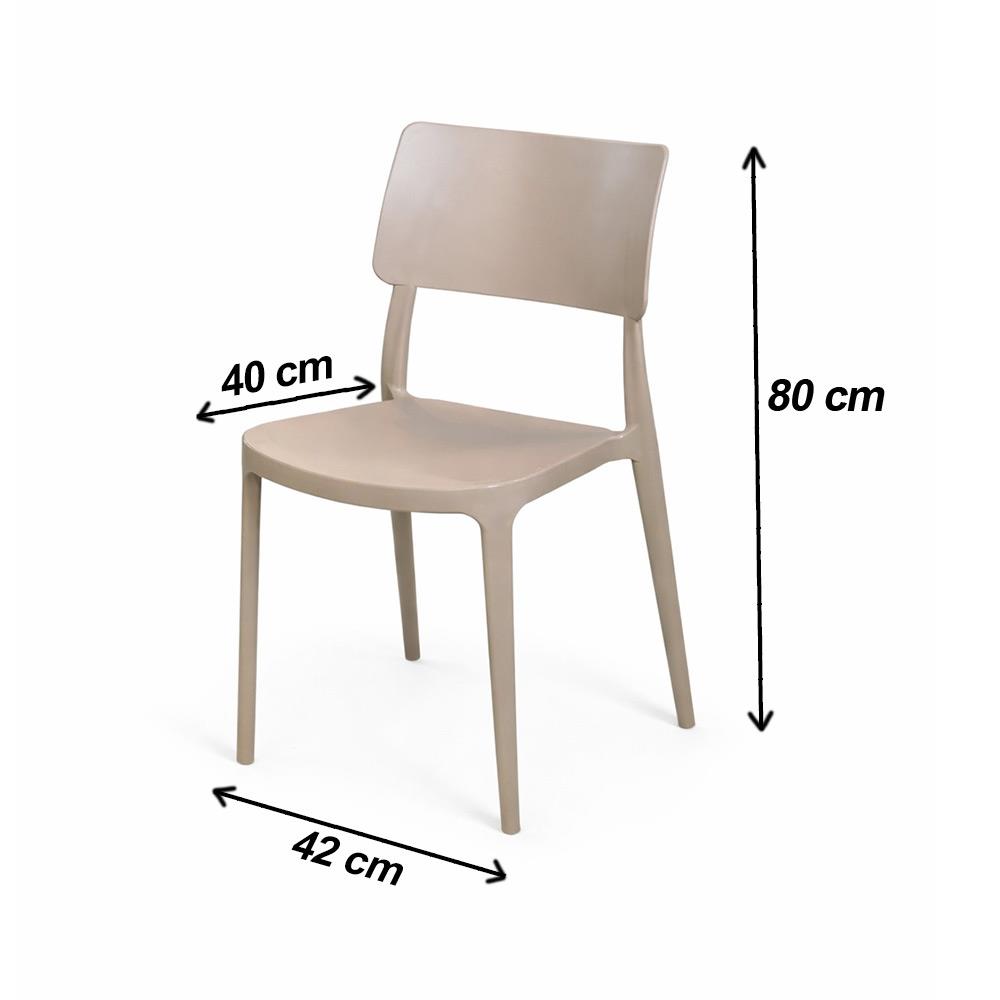 Alezy Nicomedia Masa Takımı 70x70cm Masa 4 Adet Sandalye