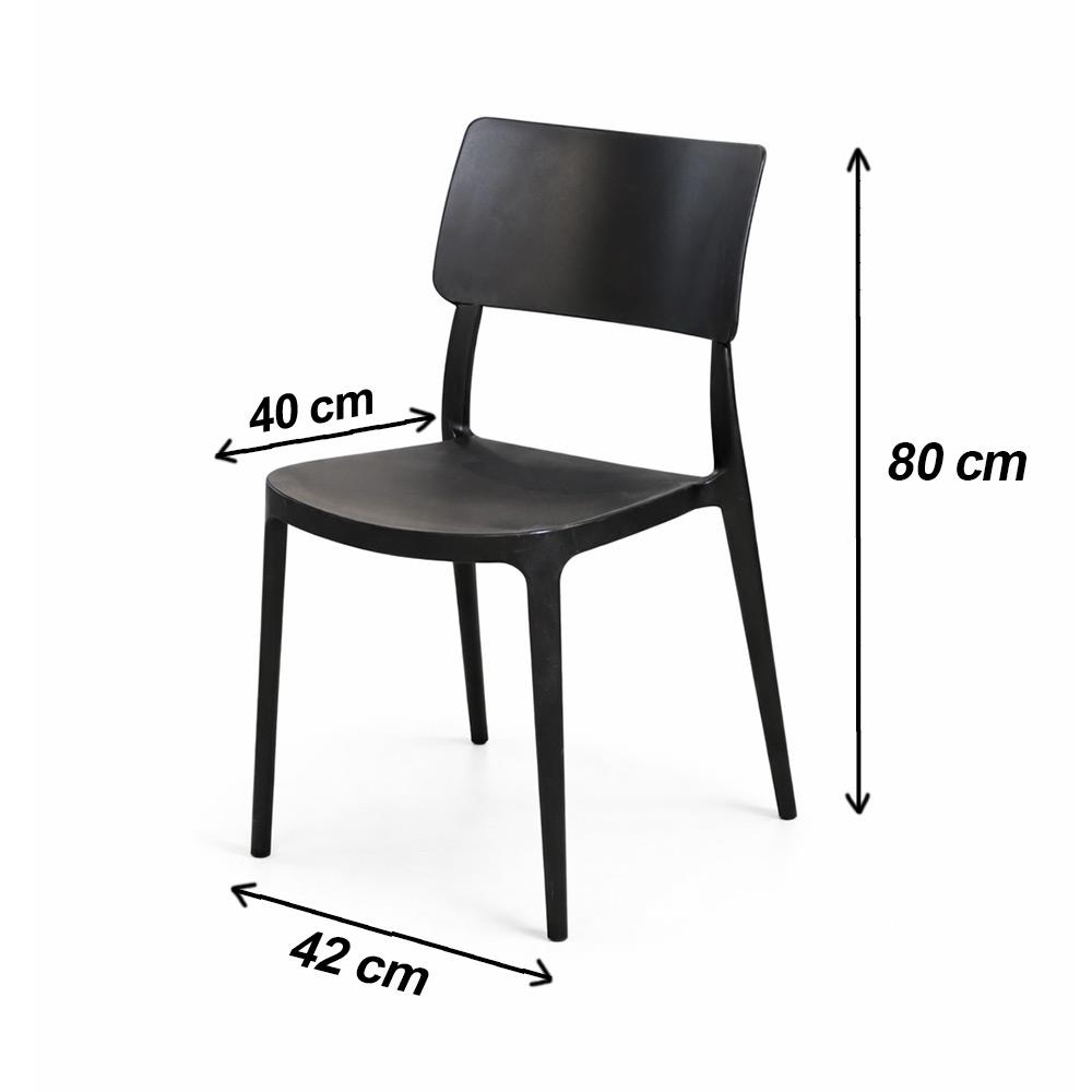 Alezy Nicomedia Masa Takımı 70x70cm Masa 4 Adet Sandalye
