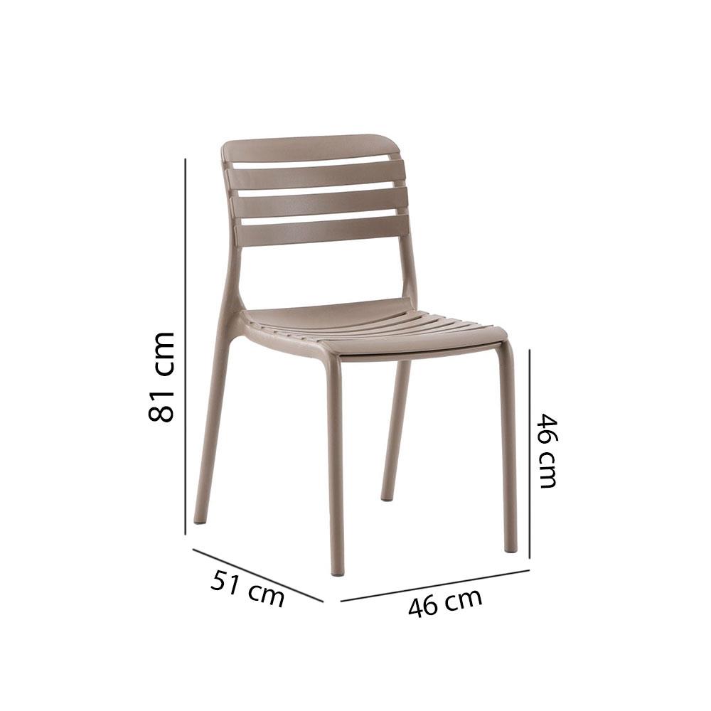 Alezy Not Bahçe Balkon Koltuk Sandalye