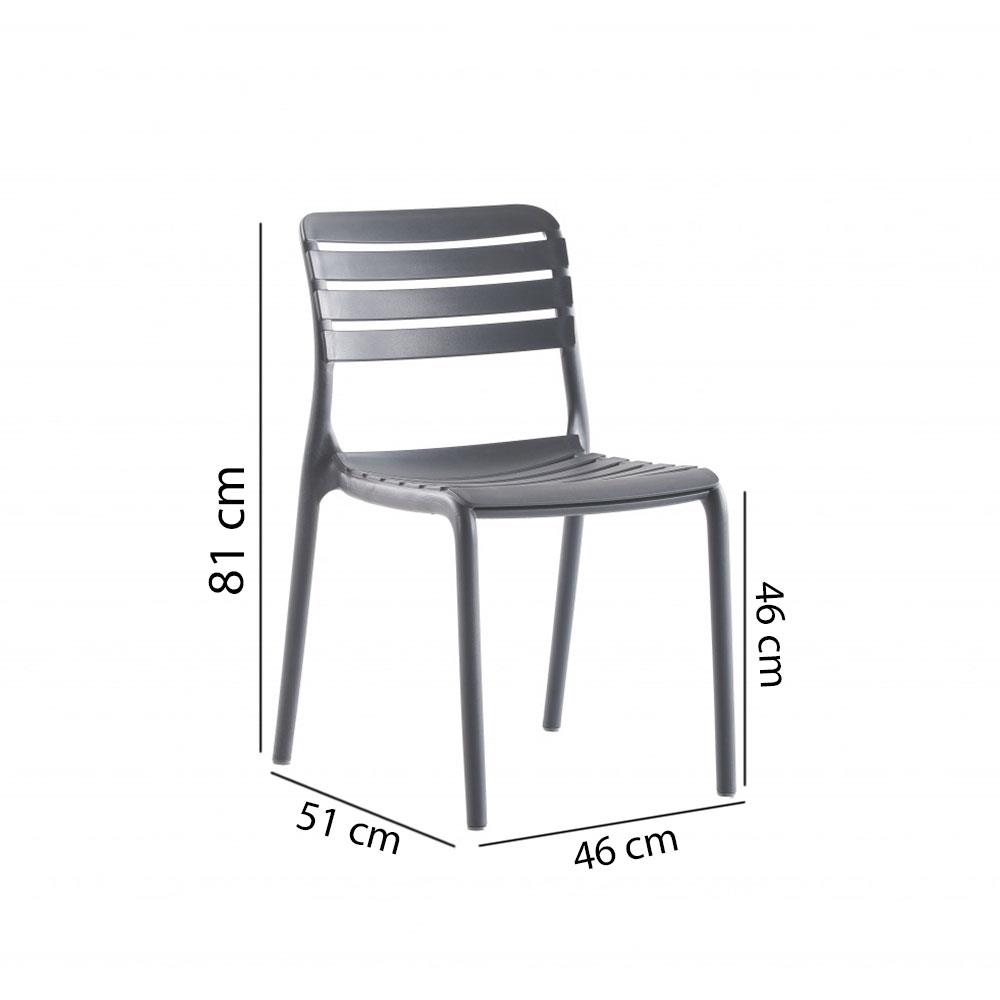 Alezy Not Bahçe Balkon Koltuk Sandalye