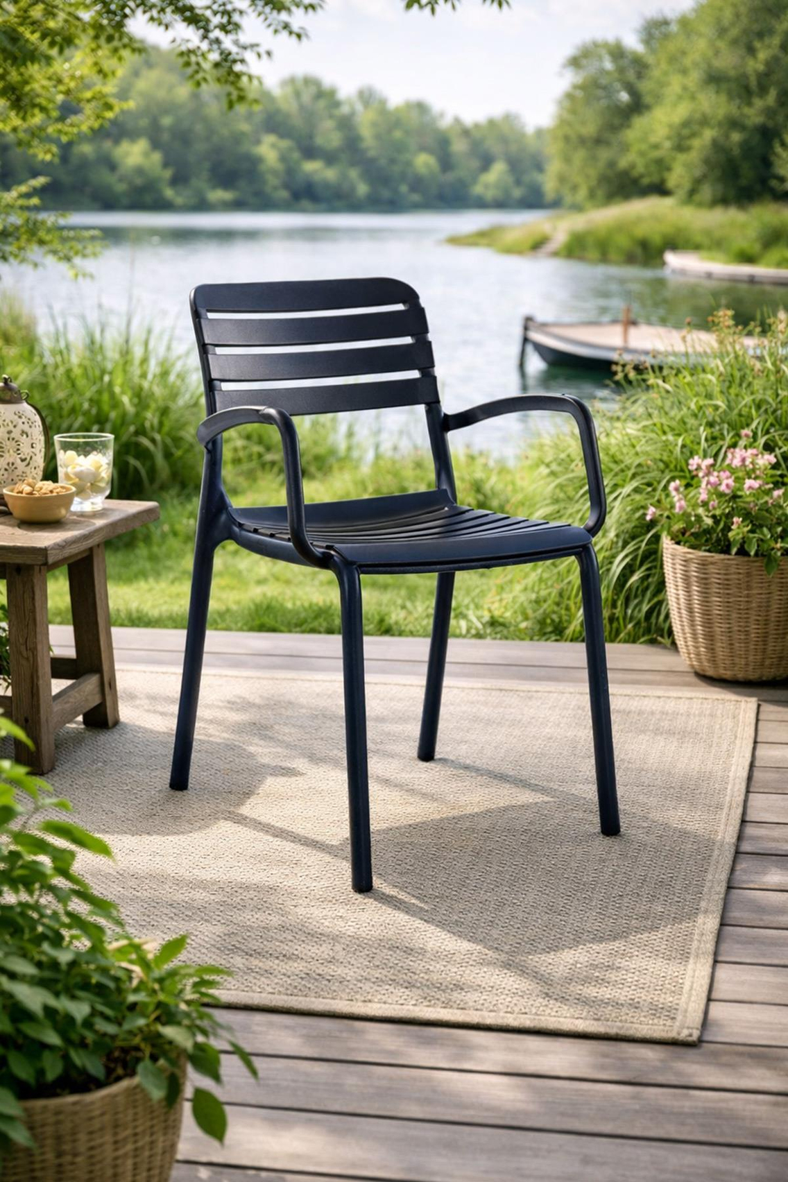 Alezy Notte Bahçe Balkon Koltuk Sandalye