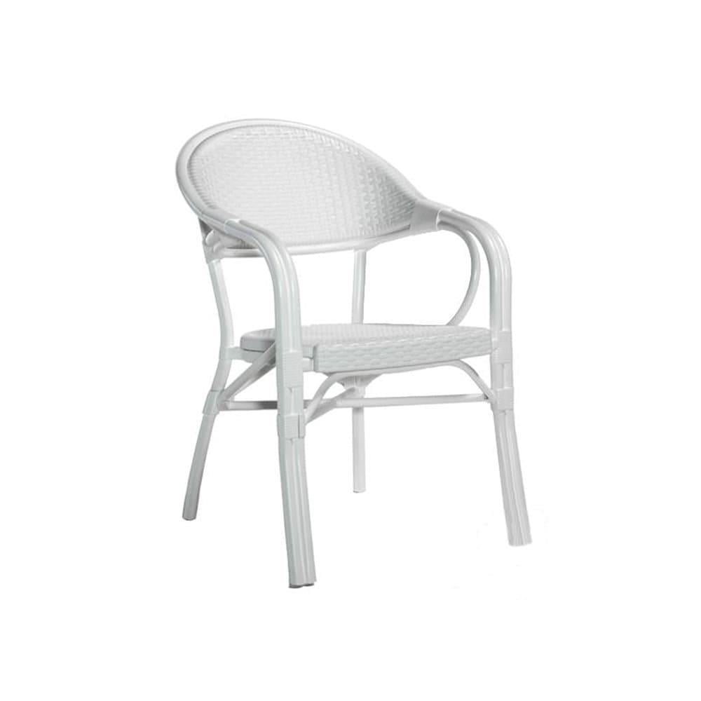 Alezy NST-001 Nirvana Bahçe Masa Takımı 90x150 Camlı Masa + 6 Koltuk | ID4626 