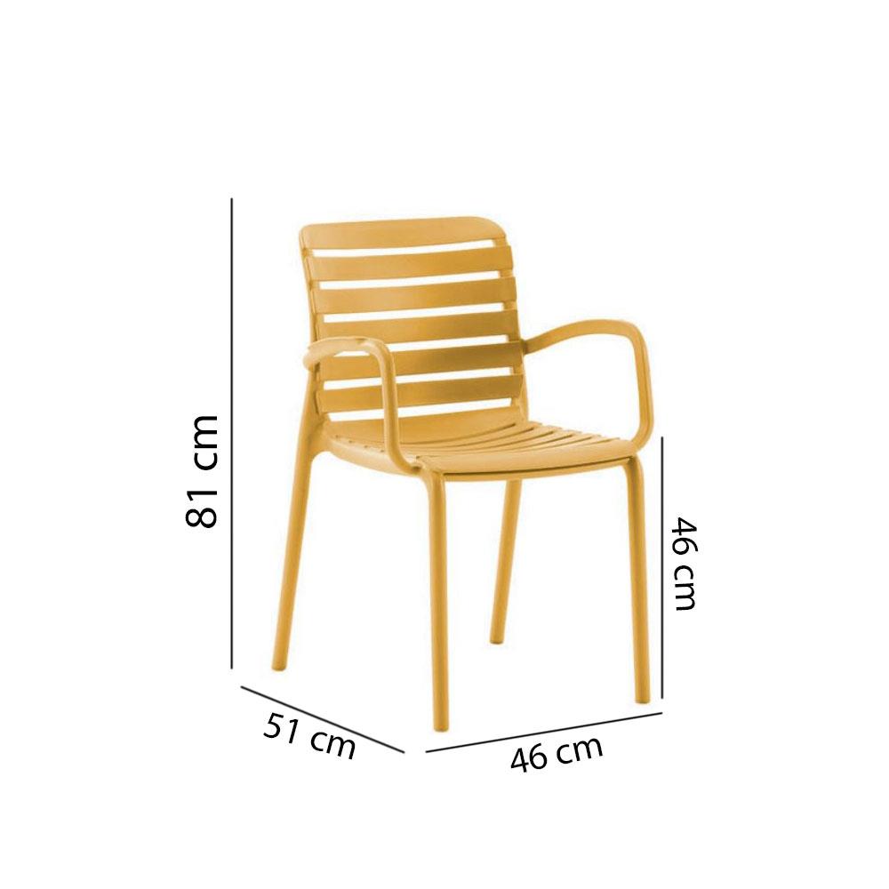 Alezy Parma Bahçe Balkon Koltuk Sandalye