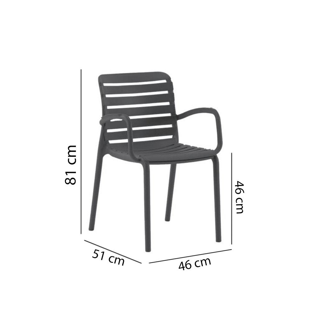 Alezy Parma Bahçe Balkon Koltuk Sandalye