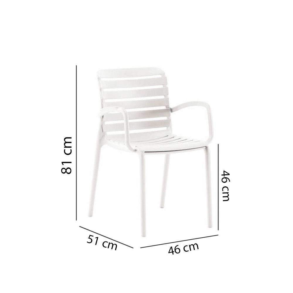 Alezy Parma Bahçe Balkon Koltuk Sandalye