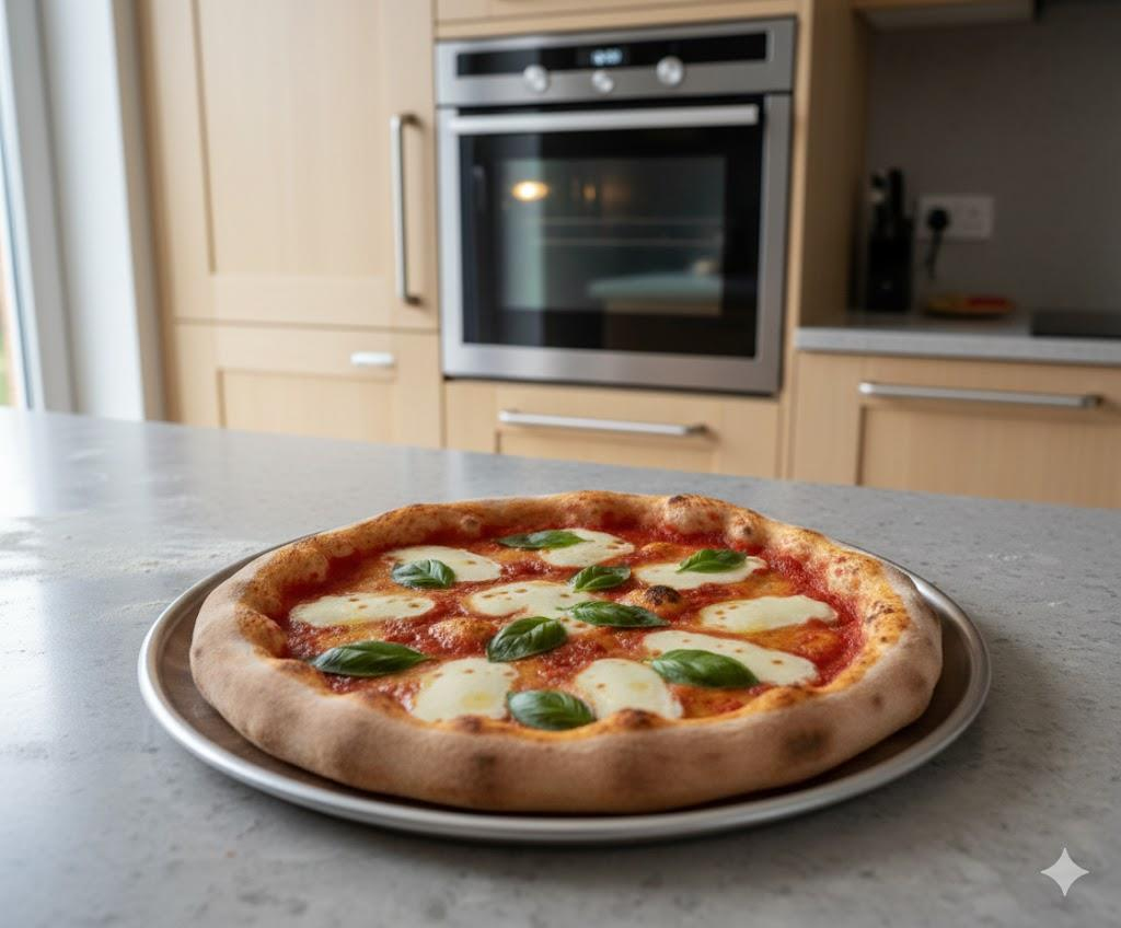 Alezy Paslanmaz Çelik Pizza Servis Tepsisi 36 cm | ID3890