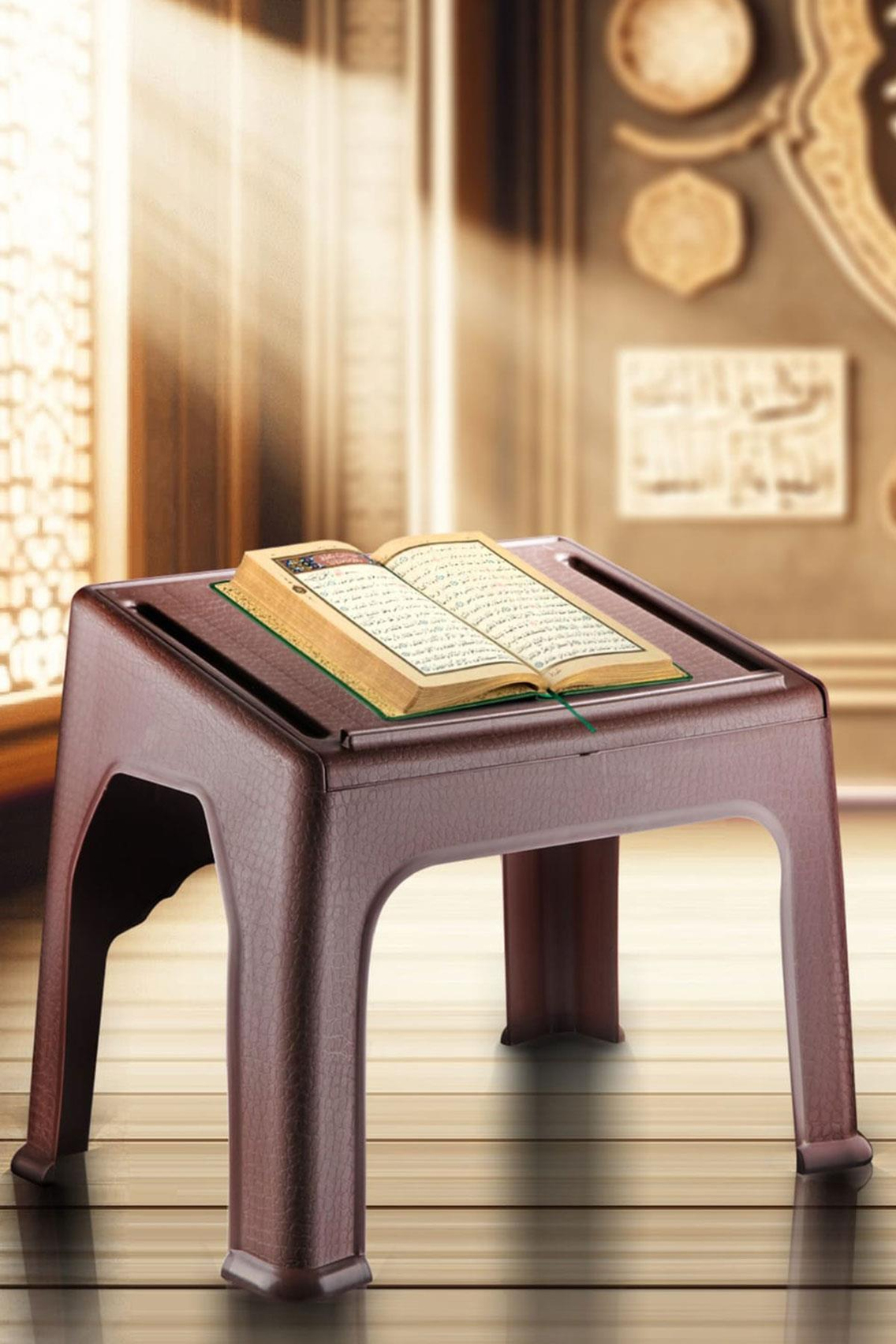 Alezy RHL Hazneli Kuran Okuma Yer Rahlesi 46x32cm