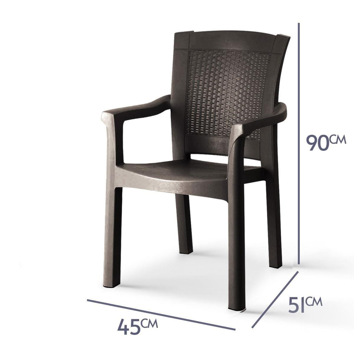 Alezy Roma Rattan Koltuk Sandalye