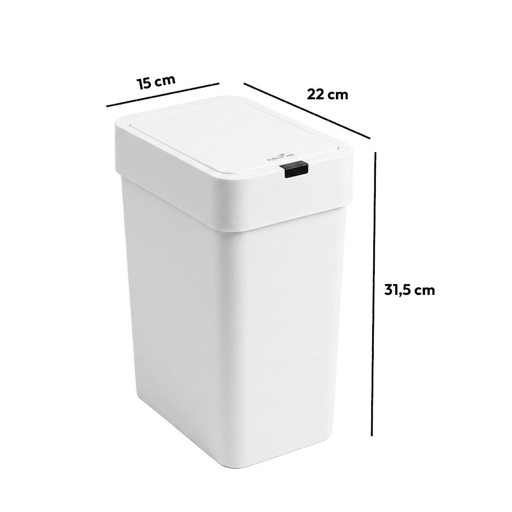 Alezy Sensörlü Otomatik Açılır Kapanır Akıllı Çöp Kovası 9 Litre + 5 Paket Çöp Torba Hediyeli”