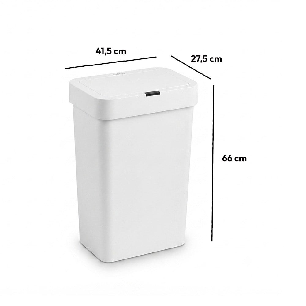 Alezy Sensörlü Otomatik Açılır Kapanır Mega Akıllı Çöp Kovası 50 Litre 