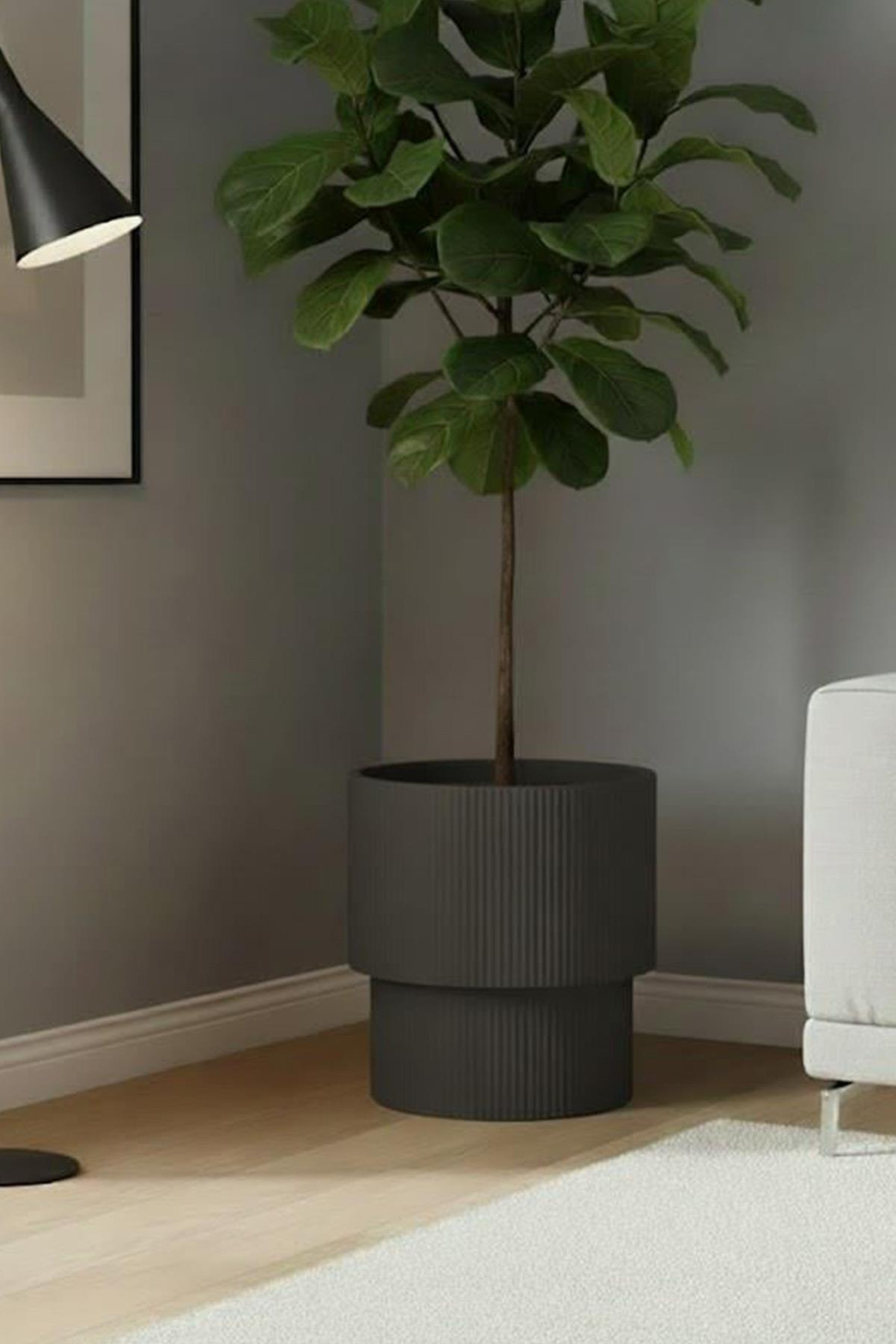 Alezy Vega Model Dekoratif Modern Saksı 30 lt