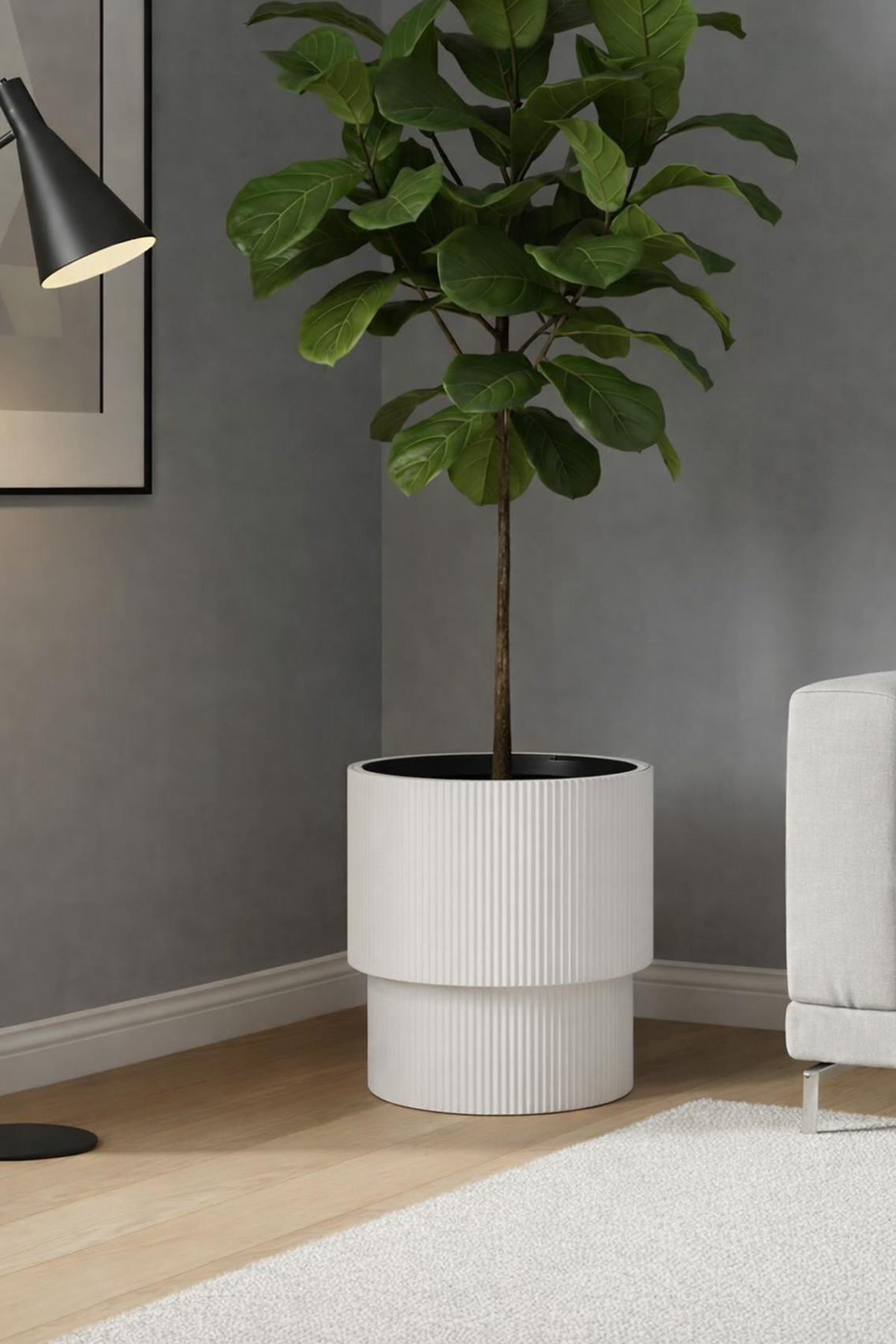 Alezy Vega Model Dekoratif Modern Saksı 30 lt