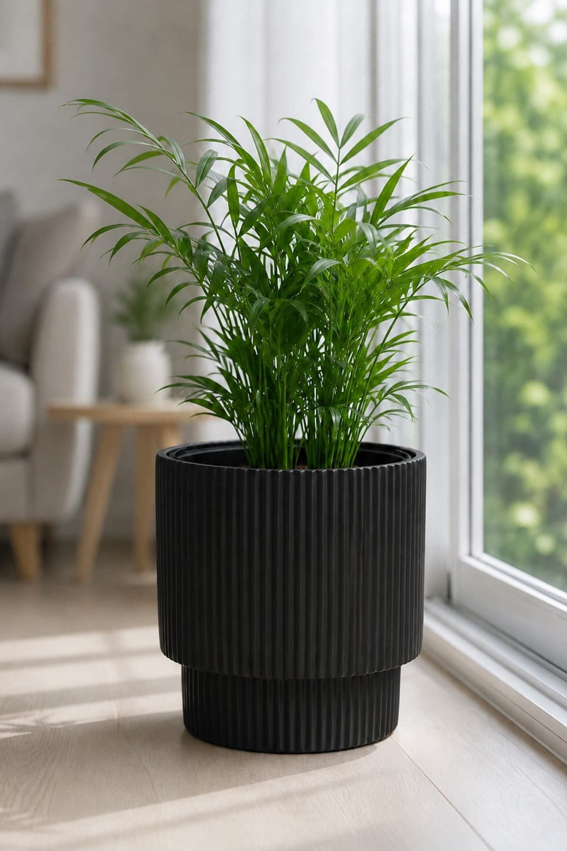 Alezy Vega Model İç Drenaj Hazneli Dekoratif Modern Saksı 20 lt No:2