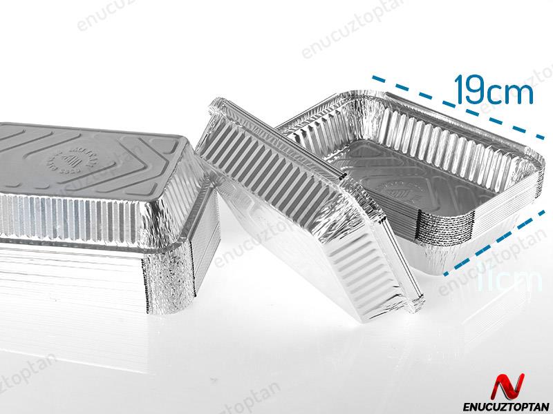 Alüminyum Gıda Kabı 500 gr 100'lü Paket Kod:100L | ID1809