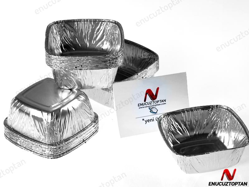 Alüminyum Sütlaç Kase Kabı 100'lü Paket | ID1811