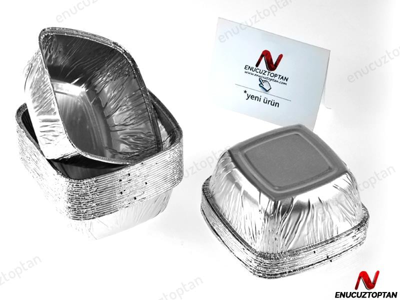 Alüminyum Sütlaç Kase Kabı 100'lü Paket | ID1811