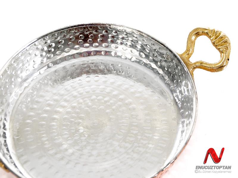 Bakır Sahan 20cm 550gr %100 Doğal Kalaylı Bakır Büyük Boy ID4757