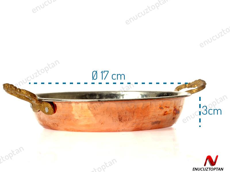 Bakır Sahan Orta Boy 17cm | ID2595