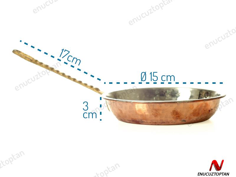 Bakır Tava Küçük Boy 15cm | ID2600