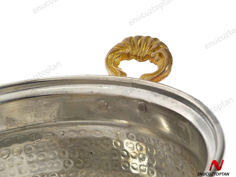 Bakır Tencere Kapaklı 24cm | ID2613