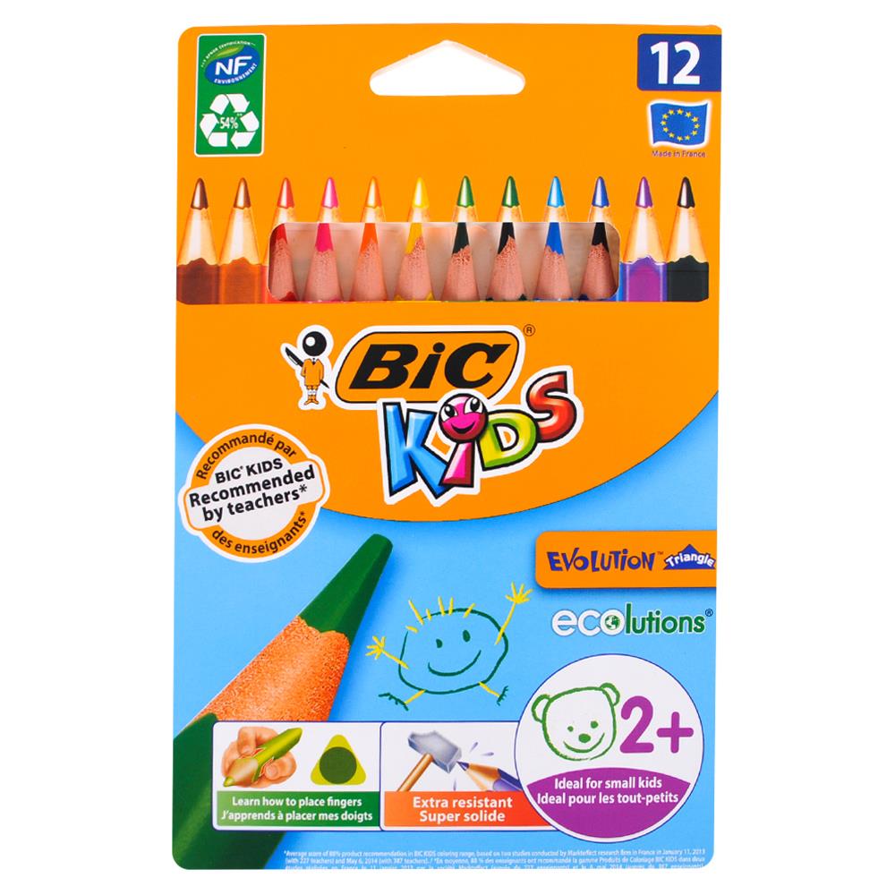 BIC Kuru Boya Kalemi 12'li Jumbo Boy| ID5009