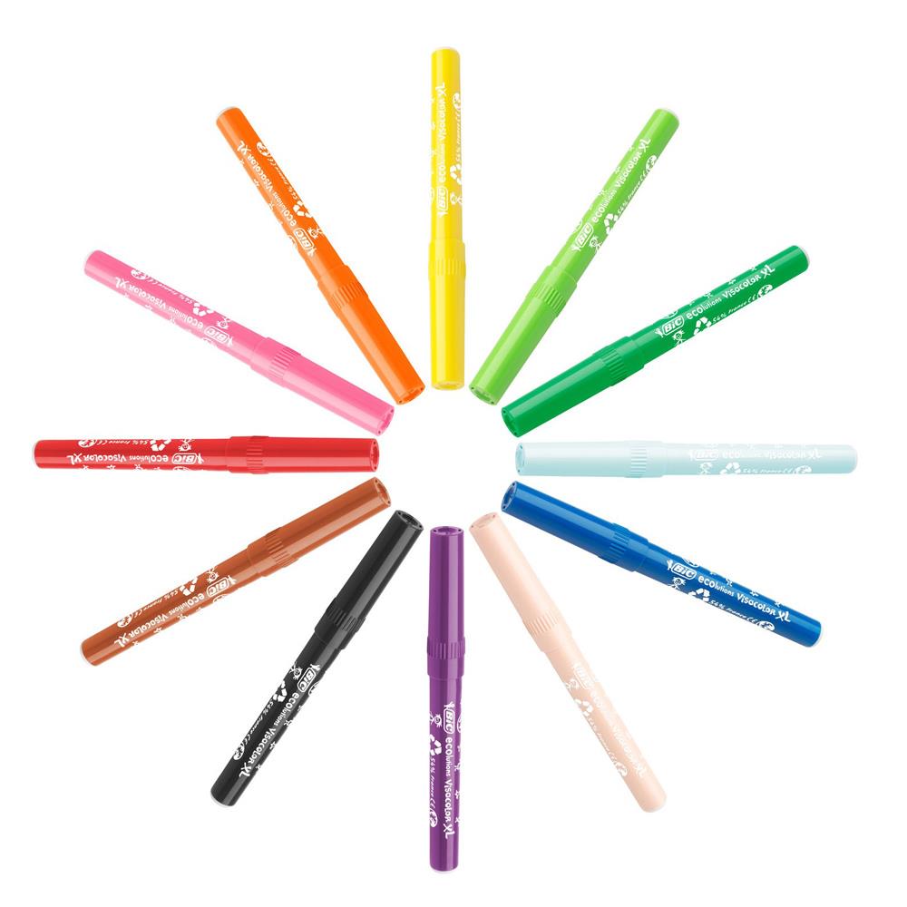 BIC Tombul Keçeli Boya Kalemi 12'li| ID5025