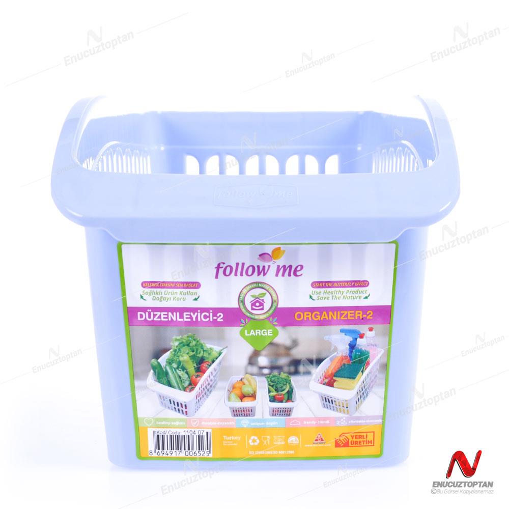 Bursev 1104 07 Organizer Dolap Raf Düzenleyici Sepet | ID5249
