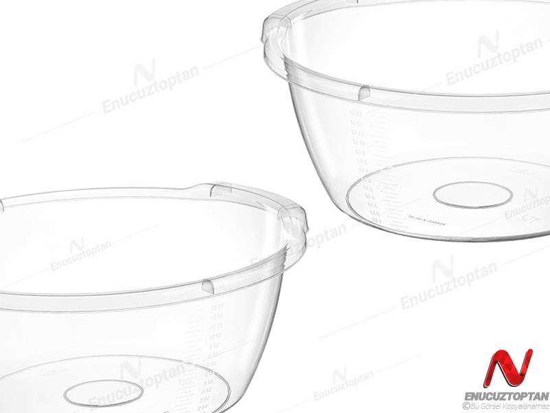 Bursev 1132 95 Şeffaf Yuvarlak Badya 25 Litre | ID3806