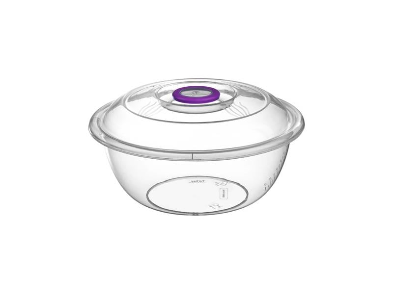 Bursev 1134 90 Şeffaf Kapaklı Leğen 6 Litre | ID3783