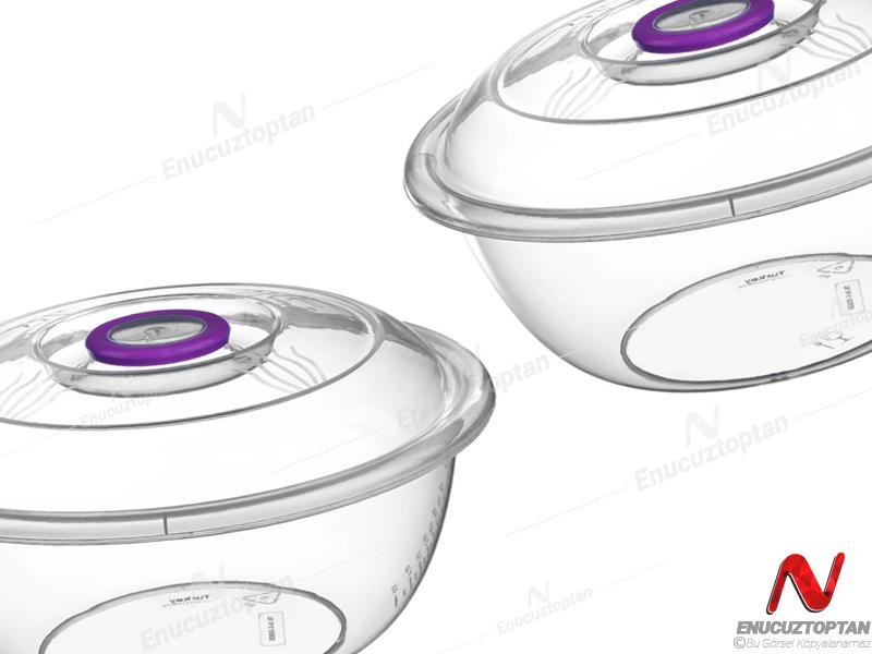 Bursev 1134 93 Şeffaf Kapaklı Leğen 16 Litre | ID3786