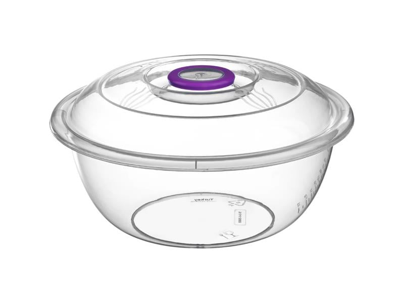 Bursev 1134 93 Şeffaf Kapaklı Leğen 16 Litre | ID3786