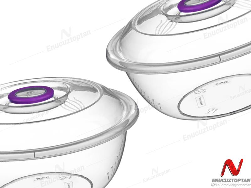 Bursev 1134 94 Şeffaf Kapaklı Leğen 23 Litre | ID3787