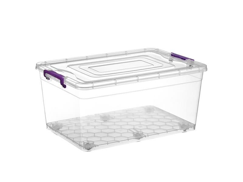 Bursev 1142 08 Tekerlekli Petek Gıda Saklama Kabı 40 Litre | ID3678