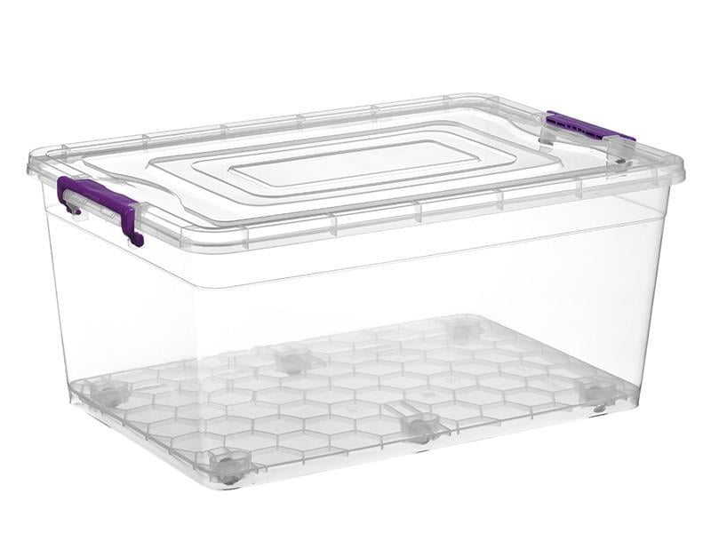 Bursev 1142 11 Tekerlekli Petek Gıda Saklama Kabı 80 Litre | ID3683