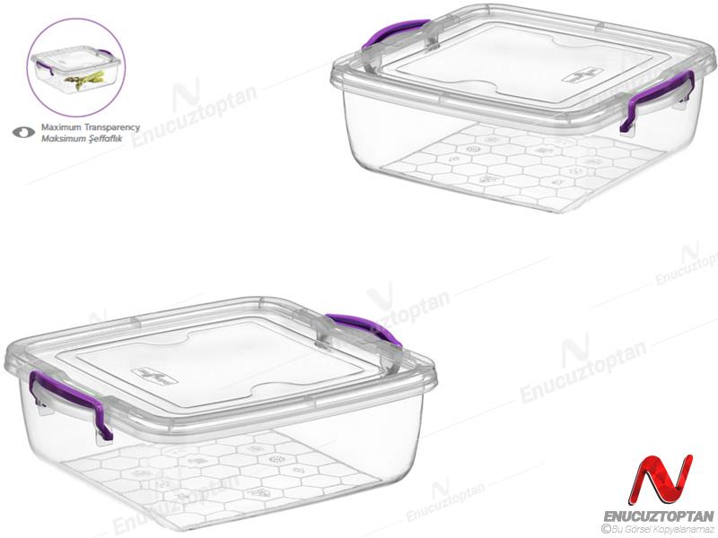 Bursev 1143 01 Kare Saklama Kabı 350ml | ID3814