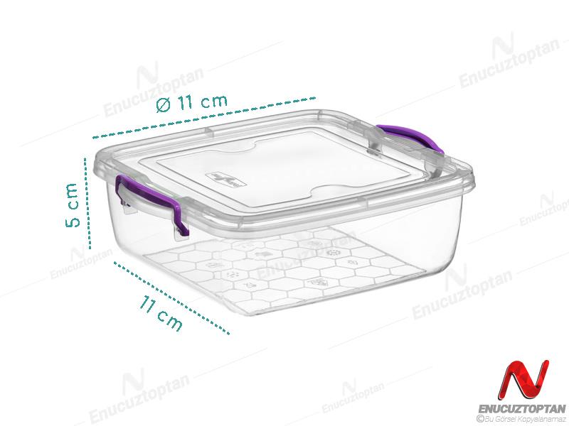 Bursev 1143 01 Kare Saklama Kabı 350ml | ID3814