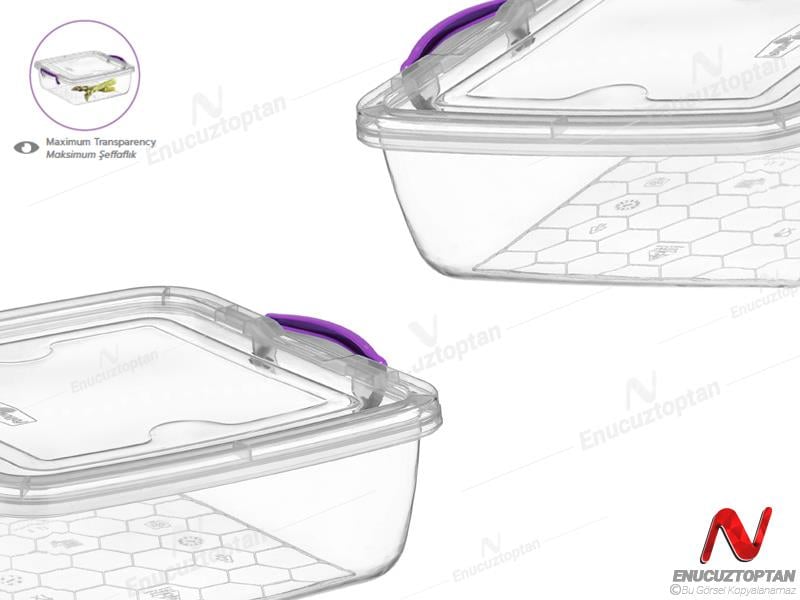 Bursev 1143 03 Kare Saklama Kabı 1.5 Litre | ID3816