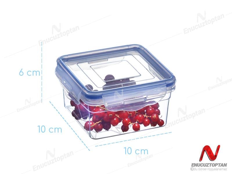 Bursev 1144 01 Sızdırmaz Kare Saklama Kabı 340ml | ID3775