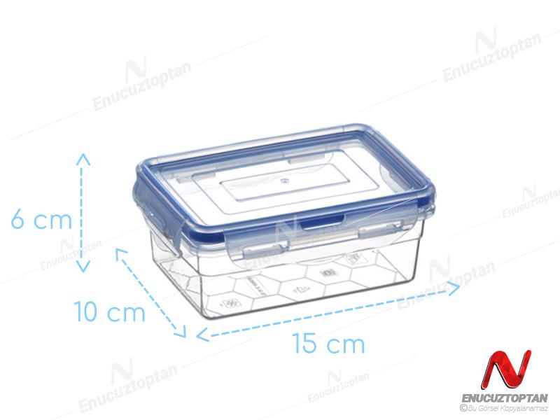 Bursev 1146 00 Sızdırmaz Dikdörtgen Saklama Kabı 500ml | ID3788