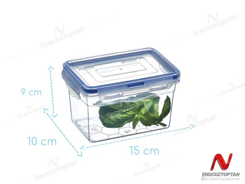 Bursev 1146 01 Sızdırmaz Dikdörtgen Saklama Kabı 750ml | ID3797