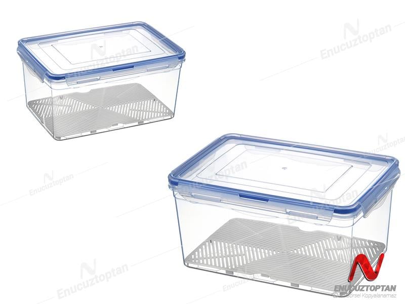 Bursev 1146 03 Sızdırmaz Dikdörtgen Saklama Kabı 1.4 Litre | ID3798